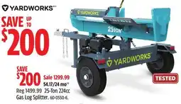 Canadian Tire Yardworks 25-Ton 224cc Gas Log Splitter offer
