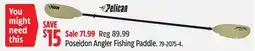 Canadian Tire Pelican Poseidon Angler Fishing Paddle offer