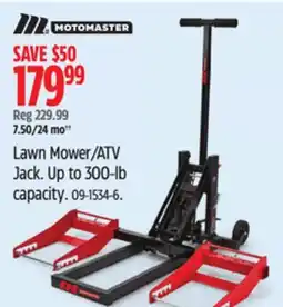 Canadian Tire MotoMaster Lawn Mower/ATV Jack offer