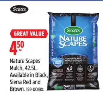 Canadian Tire Scotts Nature Scapes Mulch, 42.5L offer
