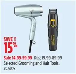 Canadian Tire Conair Selected Grooming and Hair Tools offer