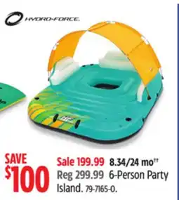 Canadian Tire HydroForce 6-Person Party Island offer