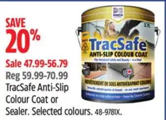 Canadian Tire Daich TracSafe Anti-Slip Colour Coat or Sealer offer