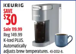 Canadian Tire Keurig K-Iced PLUS offer