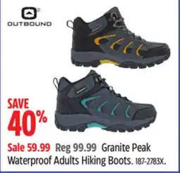 Canadian Tire Outbound Granite Peak Waterproof Adults Hiking Boots offer