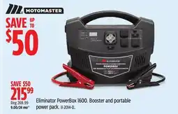 Canadian Tire MotoMaster Eliminator PowerBox 1600 offer