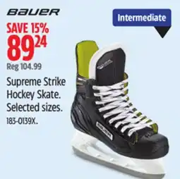 Canadian Tire Bauer Supreme Strike Hockey Skate offer