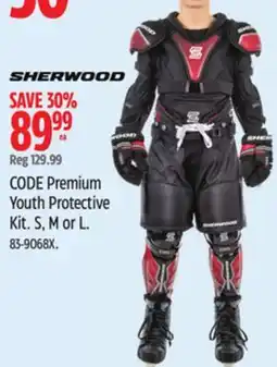 Canadian Tire Sherwood CODE Premium Youth Protective Kit offer