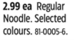 Canadian Tire Regular Noodle offer