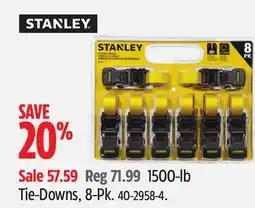 Canadian Tire Stanley 1500-lb Tie-Downs, 8-Pk offer