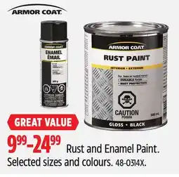 Canadian Tire Armor Coat Rust and Enamel Paint offer