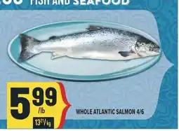 Marché Adonis WHOLE ATLANTIC SALMON 4/6 offer