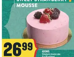Marché Adonis ADONIS Strawberry mousse cake offer