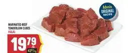 Marché Adonis MARINATED BEEF TENDERLOIN CUBES offer