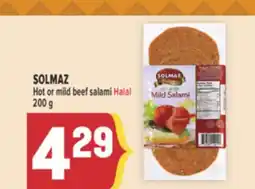 Marché Adonis SOLMAZ Hot or mild beef salami offer
