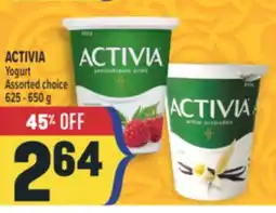 Marché Adonis ACTIVIA Yogurt offer
