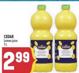 Marché Adonis CEDAR Lemon juice offer