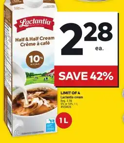Giant Tiger Lactantia cream offer