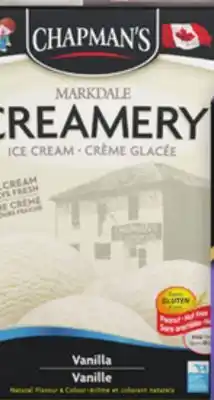 Giant Tiger Chapman's Creamery ice cream offer