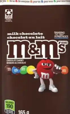 Giant Tiger M&Ms Chocolate Sharing Size Bags offer