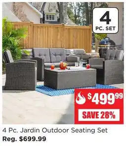 Kitchen Stuff Plus 4 Pc. Jardin Outdoor Seating Set offer