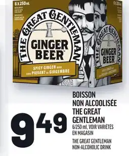 Metro BOISSON NON ALCOOLISÉE THE GREAT GENTLEMAN | THE GREAT GENTLEMAN NON-ALCOHOLIC DRINK offer