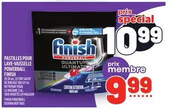 Metro PASTILLES POUR LAVE-VAISSELLE POWERBALL FINISH | FINISH POWERBALL DISHWASHER TABS offer