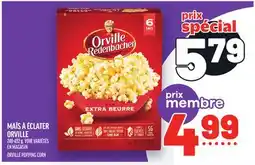 Metro MAÏS À ÉCLATER ORVILLE | ORVILLE POPPING CORN offer