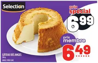 Metro GÂTEAU DES ANGES SELECTION | SELECTION ANGEL FOOD CAKE offer
