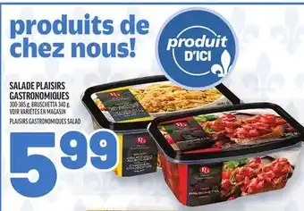 Metro SALADE PLAISIRS GASTRONOMIQUES | PLAISIRS GASTRONOMIQUES SALAD offer