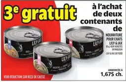 Metro NOURRITURE POUR CHATS LILY & JAX | LILY & JAX CAT FOOD offer