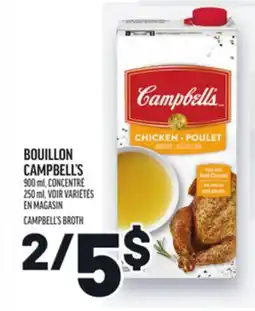 Metro BOUILLON CAMPBELL'S | CAMPBELL'S BROTH offer