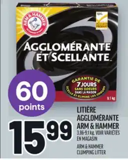 Metro LITIÈRE AGGLOMÉRANTE ARM & HAMMER | ARM & HAMMER CLUMPING LITTER offer