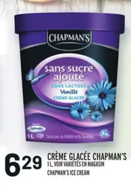 Metro CRÈME GLACÉE CHAPMAN'S | CHAPMAN'S ICE CREAM offer