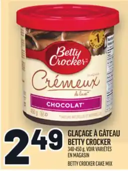 Metro GLAÇAGE À GÂTEAU BETTY CROCKER | BETTY CROCKER CAKE MIX offer