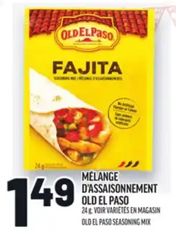 Metro MÉLANGE D'ASSAISONNEMENT OLD EL PASO | OLD EL PASO SEASONING MIX offer