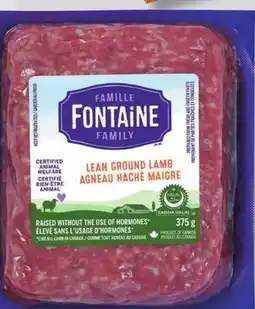 IGA FAMILLE FONTAINE LEAN GROUND LAMB offer