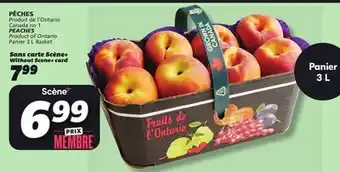 IGA PEACHES offer