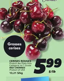 IGA RED CHERRIES offer