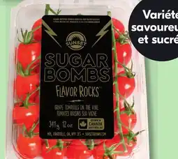 IGA SUNSET SUGAR BOMBS VINE CHERRY OR GRAPE TOMATOES offer
