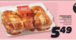 IGA CROISSANTS CRESCENTS offer