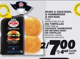 IGA POM SIGNATURE HAMBURGER offer