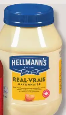 IGA HELLMANN'S MAYONNAISE offer