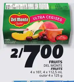 IGA DEL MONTE FRUITS offer