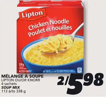 IGA LIPTON SOUP MIX offer