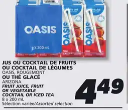 IGA OASIS FRUIT JUICE offer