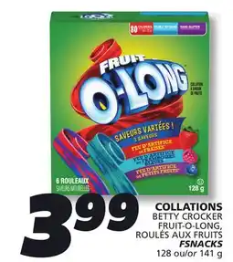 IGA BETTY CROCKER FRUIT-O-LONG FSNACKS offer