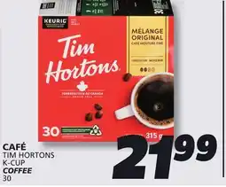 IGA TIM HORTONS K-CUP COFFEE offer