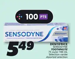IGA SENSODYNE TOOTHPASTE offer