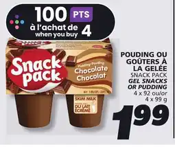 IGA SNACK PACK GEL SNACKS OR PUDDING offer